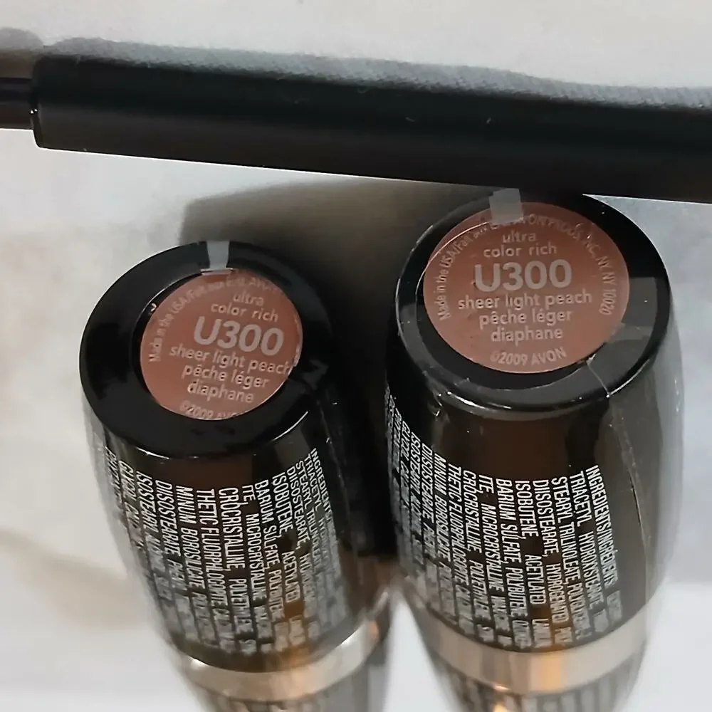 Set of (2) Ultrta Color Rich Lipstick U300 SHEER LIGHT PEACH full sz NEW SEALED